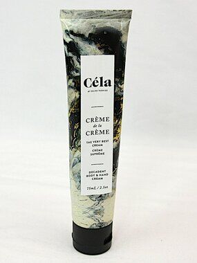 NEW Cela Tadrissi Decadent Body and Hand Creme de la Creme Sealed 2.5 oz Tube